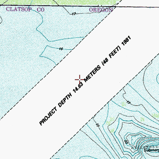 Topographic Map of Entrance Range, OR