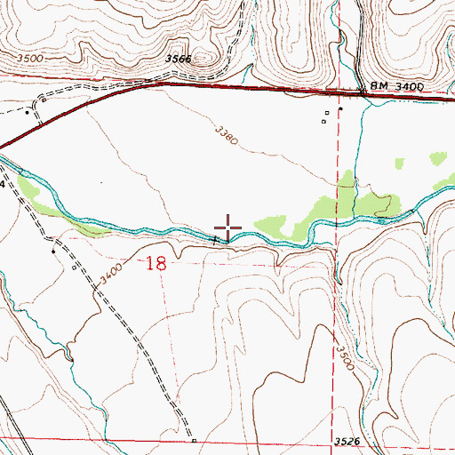 Topographic Map of John Day River Dam, OR