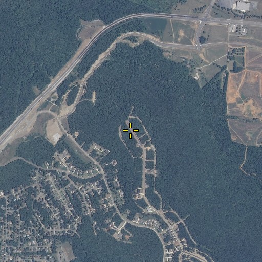 Aerial/Satellite Image of Chapman Mountain, AL