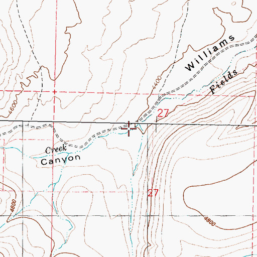 Topographic Map of French Creek, OR