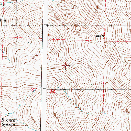 Topographic Map of Machine Meadows, OR