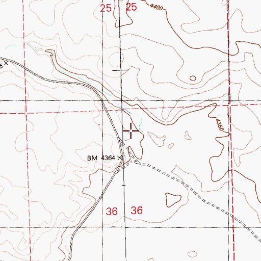 Topographic Map of Walker Creek, OR
