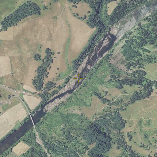 Aerial/Satellite Image of Smith Ferry Rapids, OR