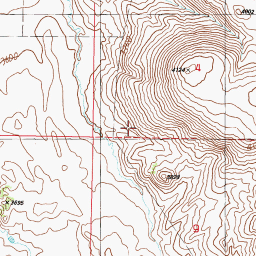 Topographic Map of Sheep Spring, OR