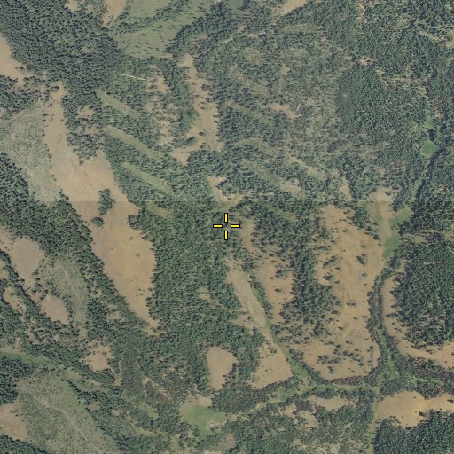 Aerial/Satellite Image of Little Happy Spring, OR