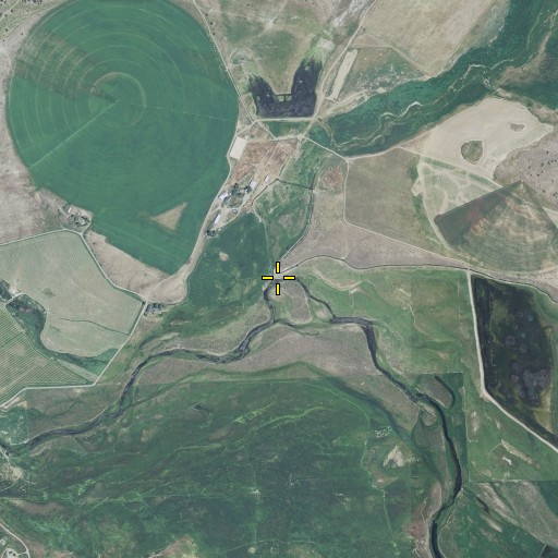 Aerial/Satellite Image of Watson Creek, OR