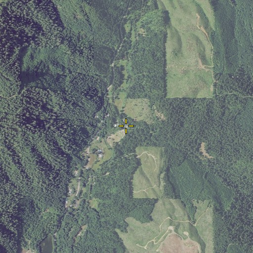 Aerial/Satellite Image of Buffalo Creek, OR