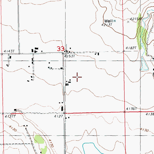 Topographic Map of Sand Hollow, OR