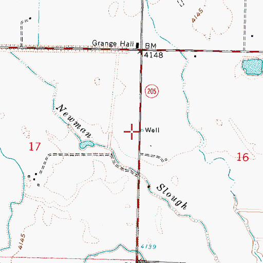 Topographic Map of Clemens Well, OR