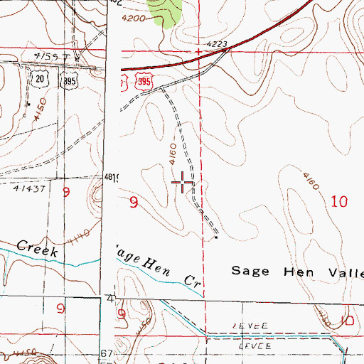 Topographic Map of Luig Spring, OR