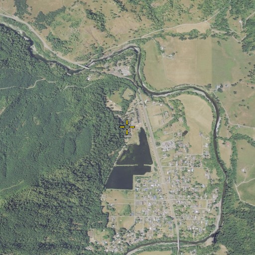Aerial/Satellite Image of Powers County Park, OR