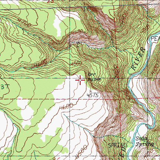 Topographic Map of Orr Point, OR