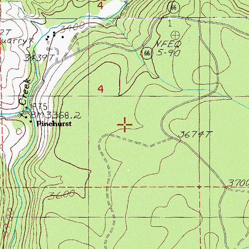 Topographic Map of Haymaker Spring, OR