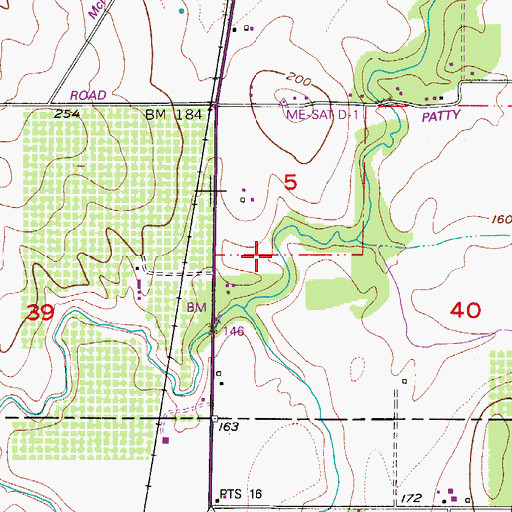 Topographic Map of Kraitz Reservoir, OR