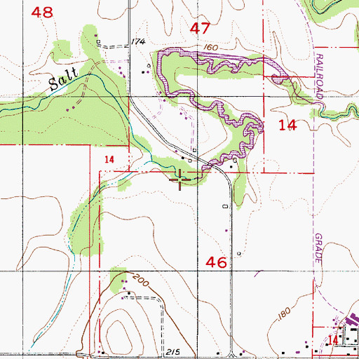 Topographic Map of Bruinsma Reservoir, OR