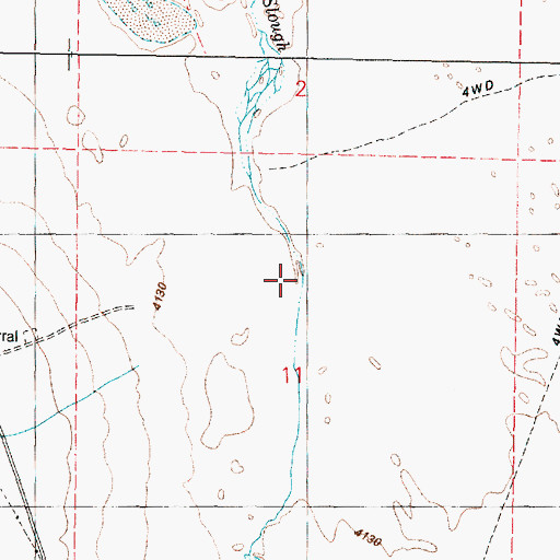 Topographic Map of Oliver Creek, OR
