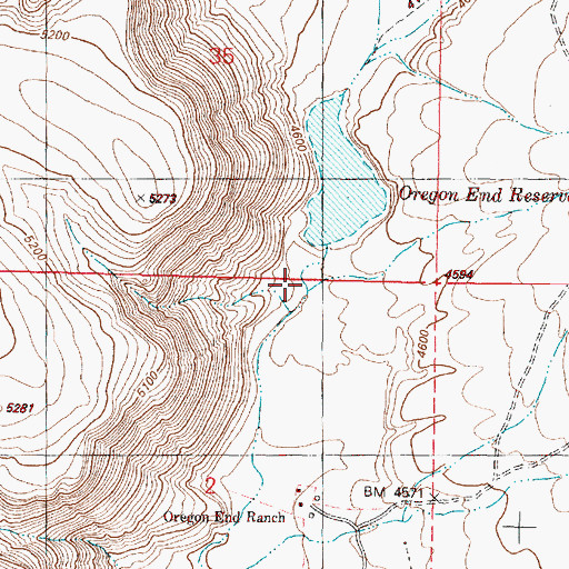 Topographic Map of Stonehouse Creek, OR