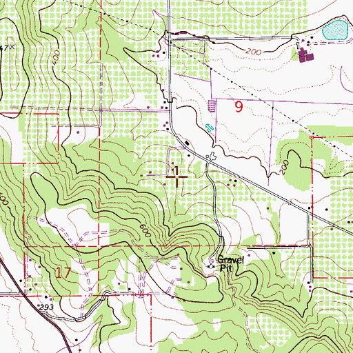 Topographic Map of Bamford Spring, OR