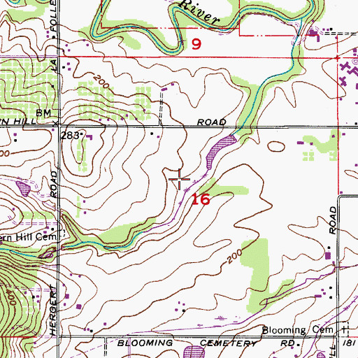 Topographic Map of Jesse Reservoir, OR