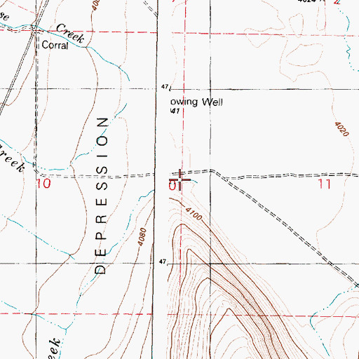 Topographic Map of Summit Creek, OR