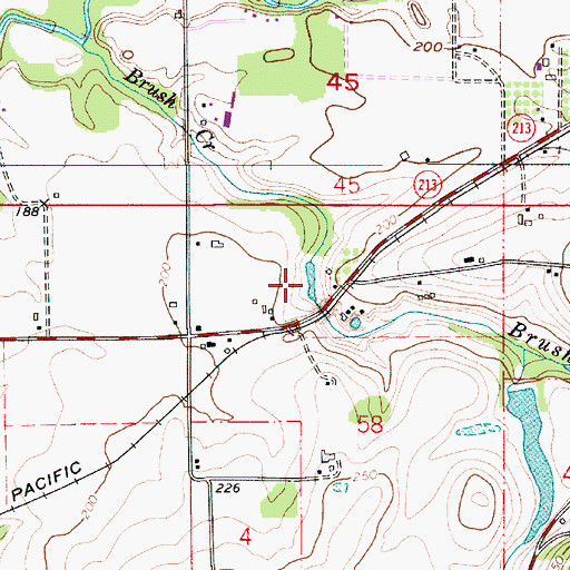 Topographic Map of Wright Sump, OR