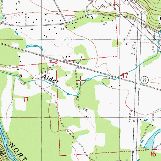 Topographic Map of Kinsey Reservoir, OR