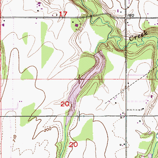 Topographic Map of Rose Reservoir, OR