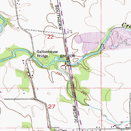 Topographic Map of Abiqua (historical), OR