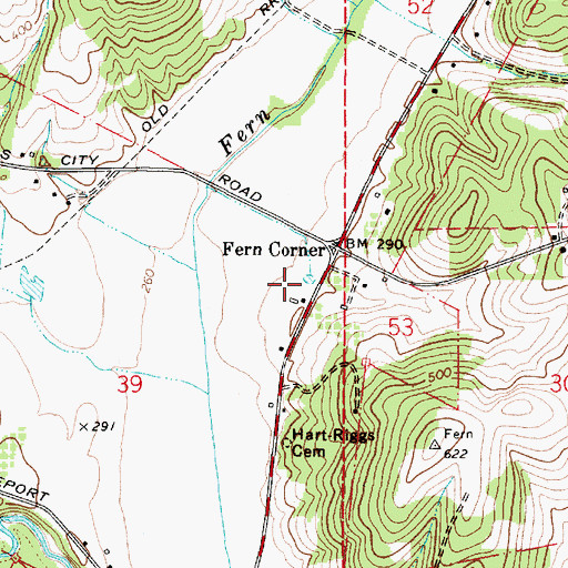 Topographic Map of Bass Reservoir, OR