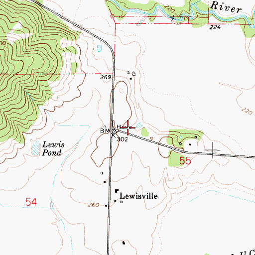 Topographic Map of Ratzlaff Reservoir, OR