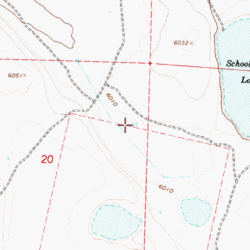 Topographic Map of Wagner Waterhole, OR