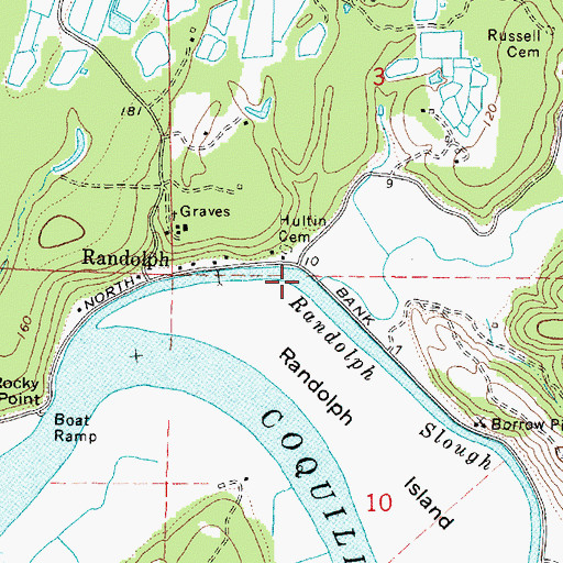 Topographic Map of Sevenmile Slough, OR