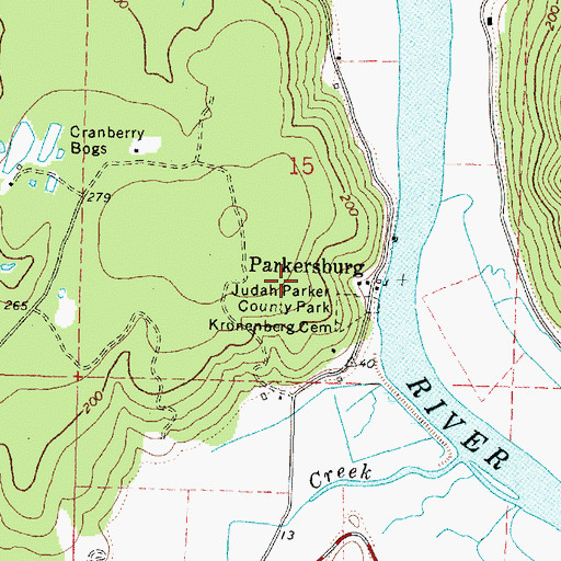 Topographic Map of Cannery Spring ck rcd data, OR