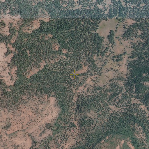 Aerial/Satellite Image of Boundary Spring, OR