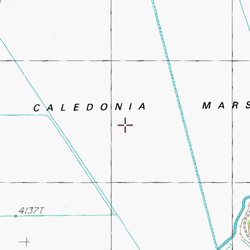 Topographic Map of Caledonia Marsh, OR