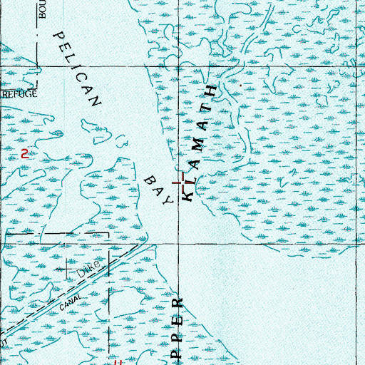 Topographic Map of Crystal Creek, OR