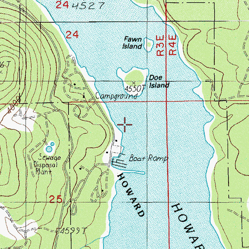 Topographic Map of Grizzly Prairie (historical), OR