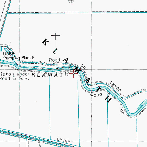 Topographic Map of Klamath Strait, OR