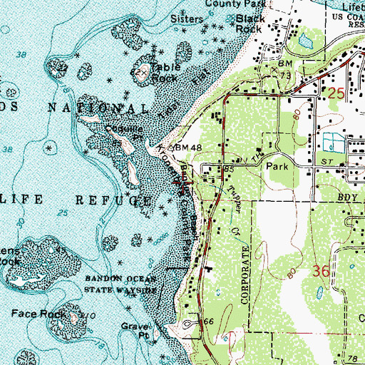 Topographic Map of Kronenberg County Park, OR