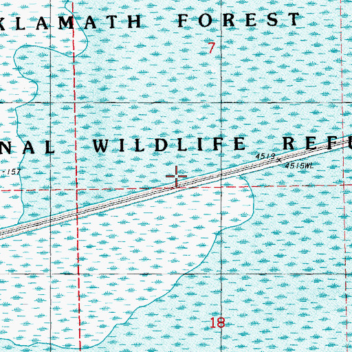 Topographic Map of Lamm Crossing, OR