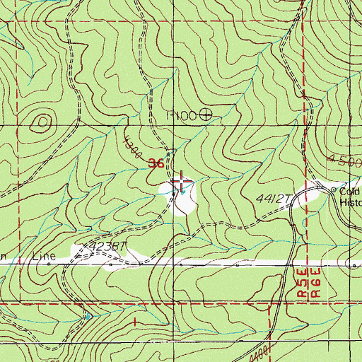 Topographic Map of Otwin Spring, OR
