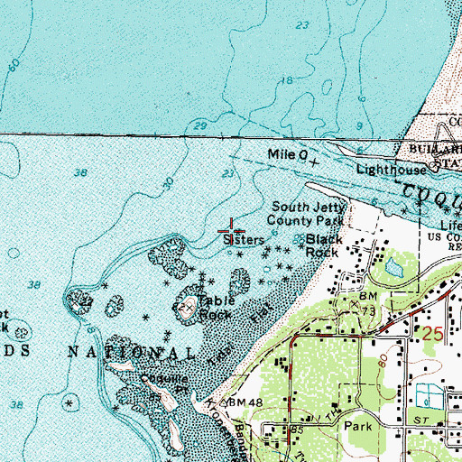 Topographic Map of Sisters, OR