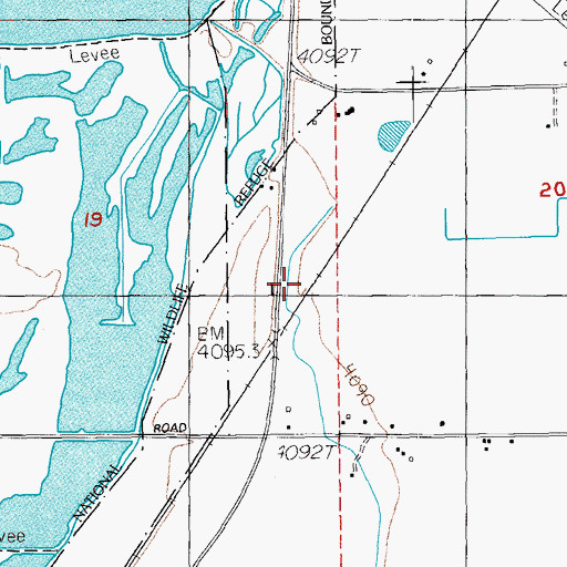 Topographic Map of Spring Lake Valley, OR