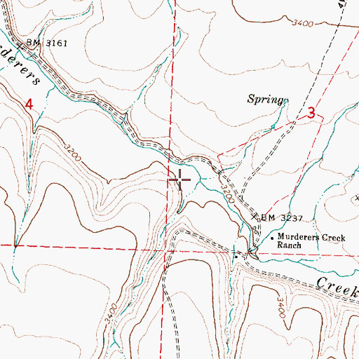 Topographic Map of Water Gulch, OR