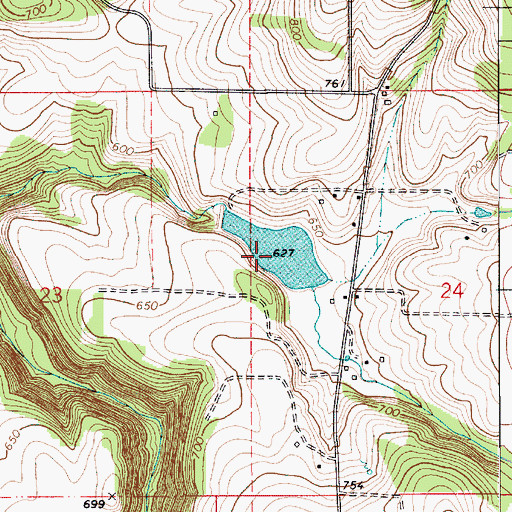 Topographic Map of Lorence Reservoir, OR