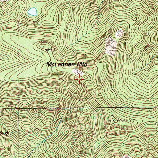 Topographic Map of Macduff Mountain, OR