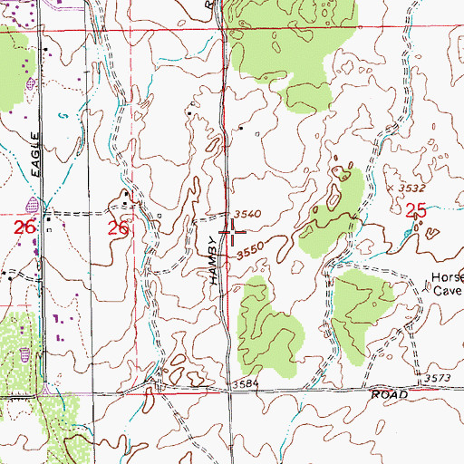 Topographic Map of Buckingham Elementary School, OR