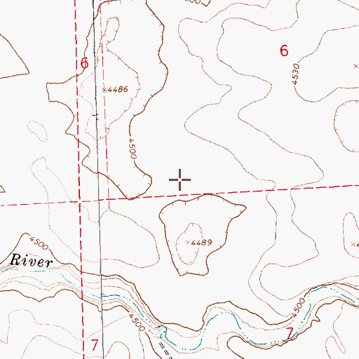 Topographic Map of Harney Holes, OR