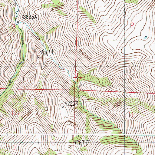 Topographic Map of Soda Lake, OR