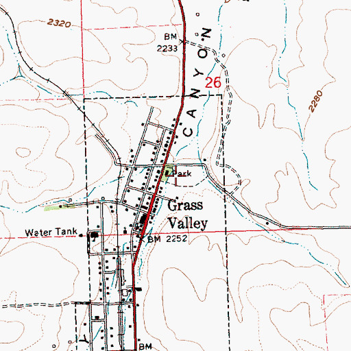 Topographic Map of South Sherman Elementary School, OR